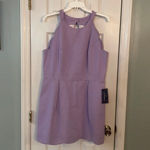 NWT Lauren James Landry Solid Dress Lilac Flower